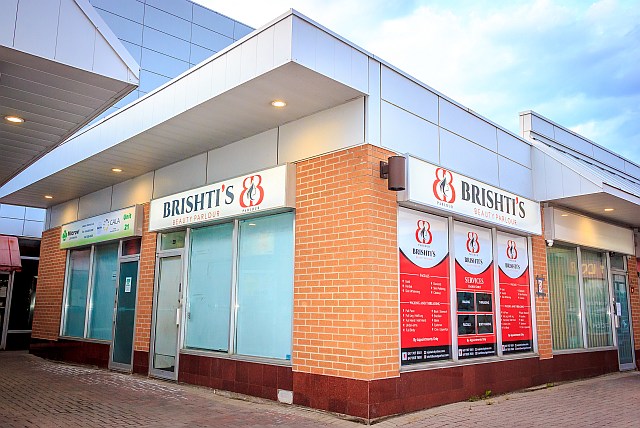 Brishti’s Beauty Parlour exterior in Scarborough, Toronto