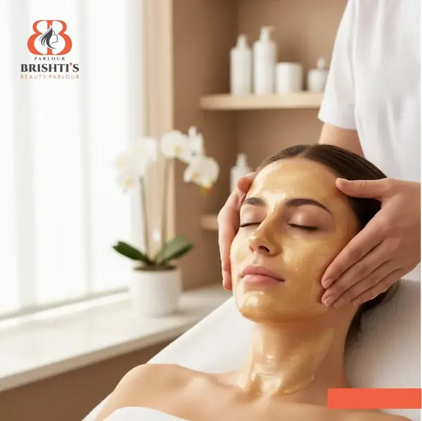 Gold facial treatment at Brishti's Beauty Parlour in Scarborough, Toronto.